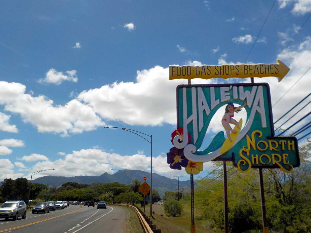 Haleiwa North Shore Sign