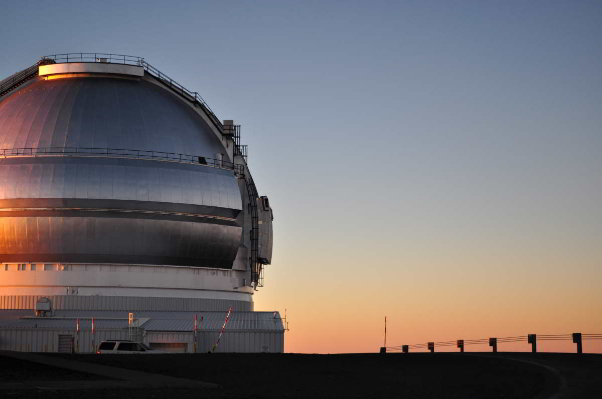 マウナ・ケア山頂の天文台
